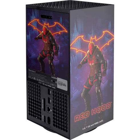 DC Comics Gotham Knights Red Hood XBox Series X Digital Edition Console Skin